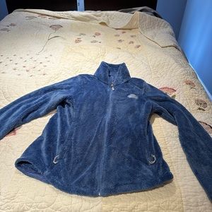 North face full zip fuzzy